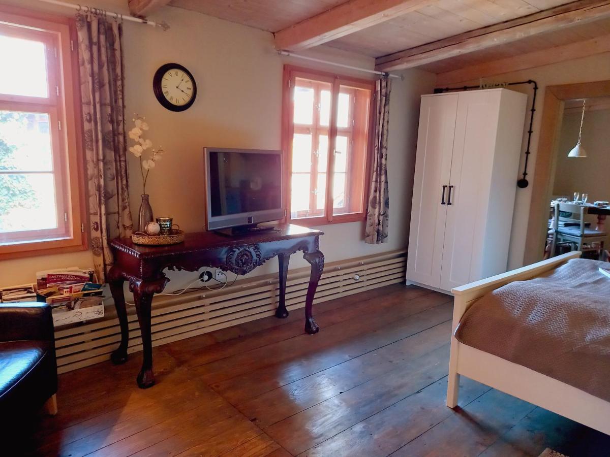 Apartment Silberne Lilie クヴェードリンブルク エクステリア 写真